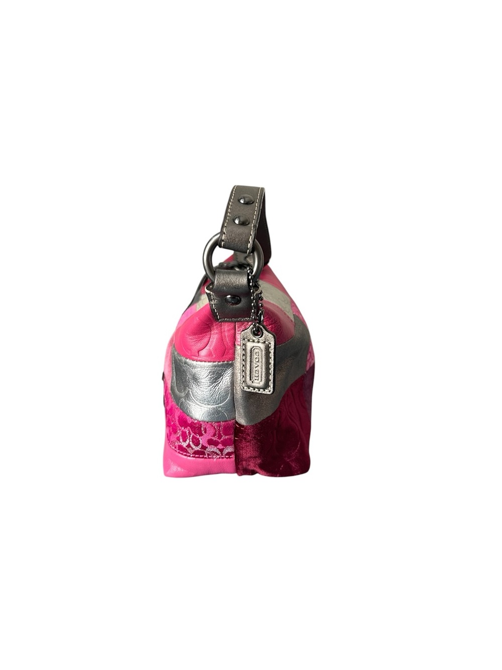 Coach Patchwork Pink and Silver Soho Shoulder Bag - Picture 4 of 8